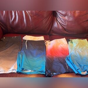 Stylish Gradient Swim Shorts Set